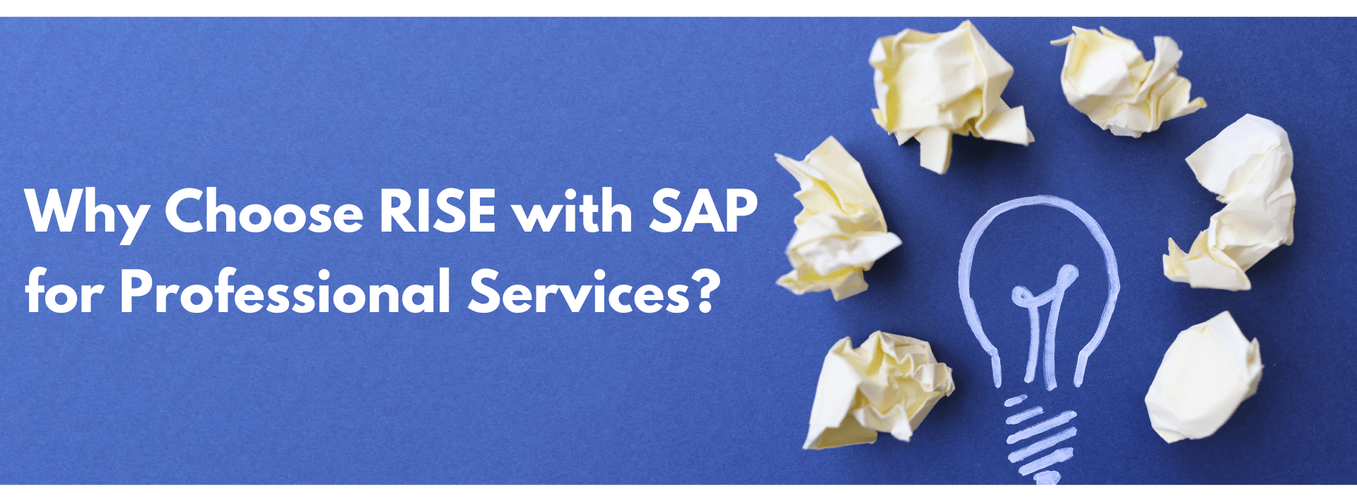 Why Choose RISE with SAP for Professional Services Industry