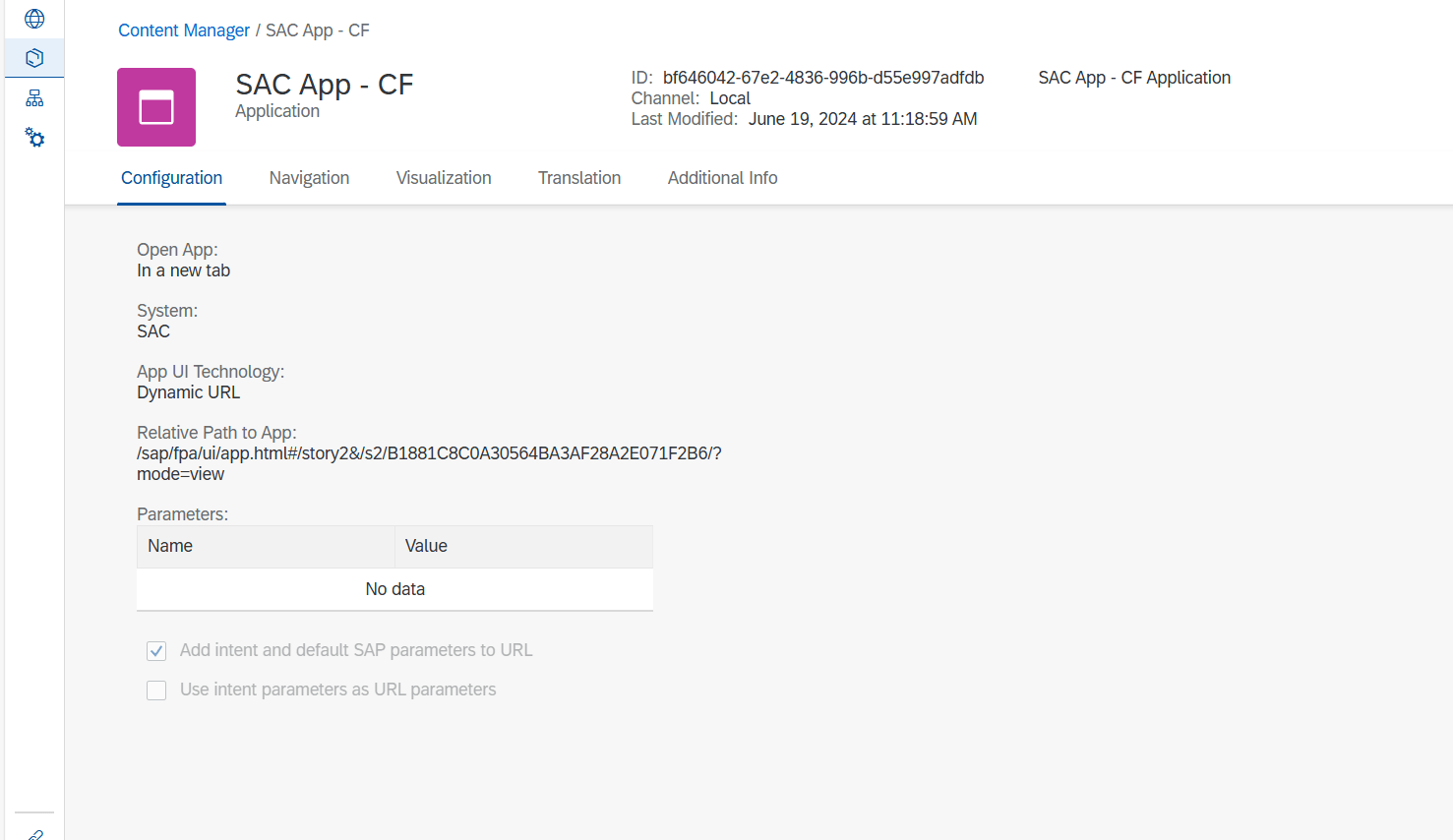 Configuring SAP Work Zone to Use the Destination